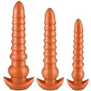 Long Huge Spiral Anal Dildo No Vibrator Tail Butt Plug Adult Sex Toys For Women Men Strap On Big Sucker Prostate Massager