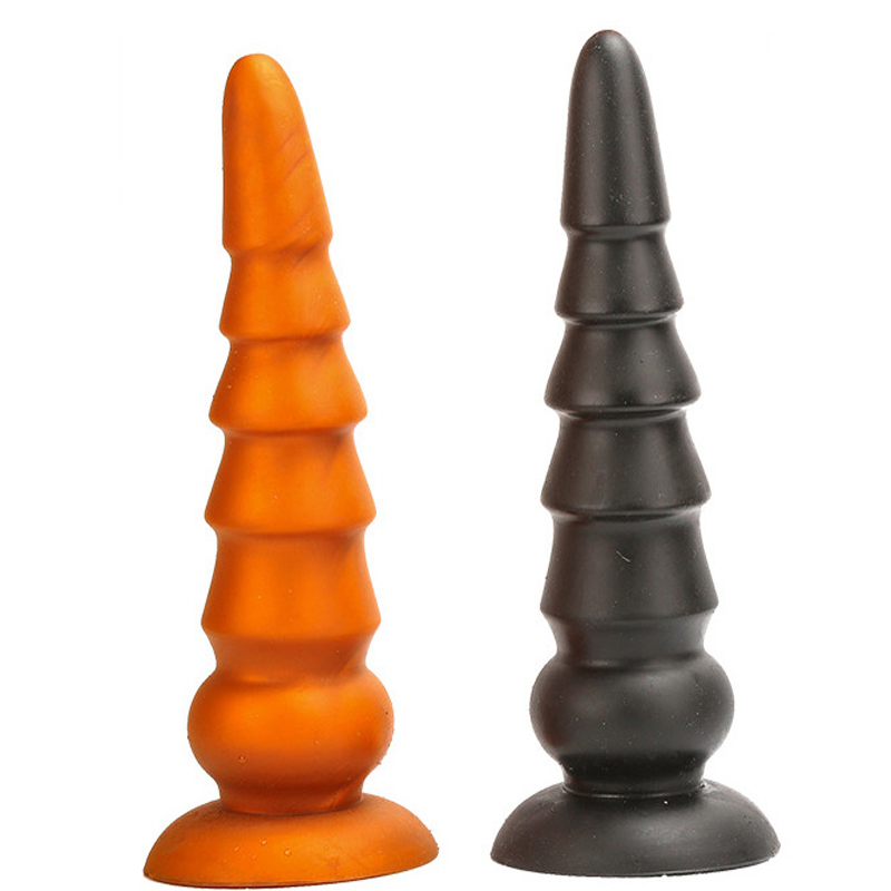 Spiral Anal Dildo Large Nonvibrating Butt Plug Prostate Massager Adult Sexual Wellness Toy Suitable For Men And Women - 11