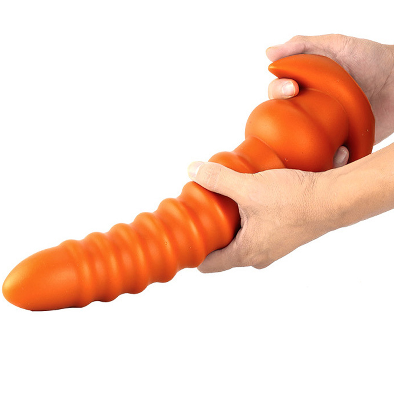 Spiral Anal Dildo Large Nonvibrating Butt Plug Prostate Massager Adult Sexual Wellness Toy Suitable For Men And Women - 6