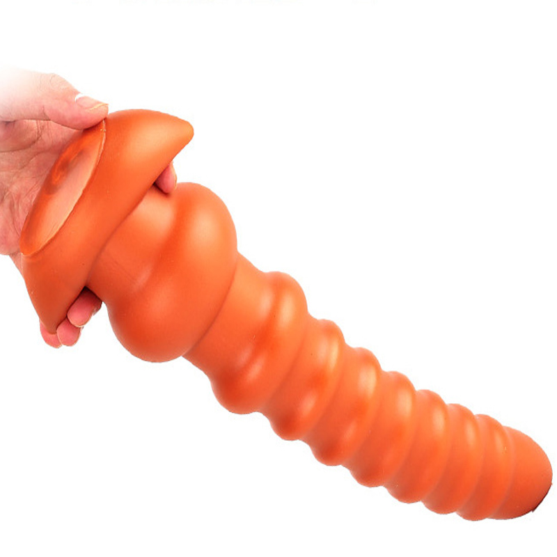 Spiral Anal Dildo Large Nonvibrating Butt Plug Prostate Massager Adult Sexual Wellness Toy Suitable For Men And Women - 5