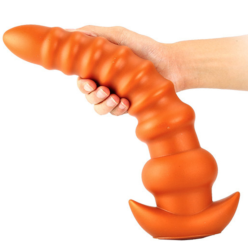 Spiral Anal Dildo Large Nonvibrating Butt Plug Prostate Massager Adult Sexual Wellness Toy Suitable For Men And Women - 2
