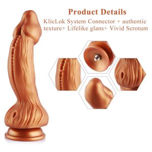 Huge Dragon Silicone Dildo For Hismith Premium Sex Machine Strapon Tentacle Suction Cup Female Automatic - 2