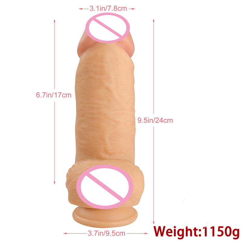 Large Silicone Dildo With Suction Cup Versatile Adult Toy For Men Women Gay Lesbian Anal Vaginal Masturbator - 7