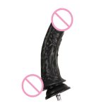 Sex Machine Attachments Big Black Dildos For Vac-u-lock Love - 6