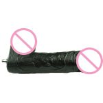 Sex Machine Attachments Big Black Dildos For Vac-u-lock Love - 3