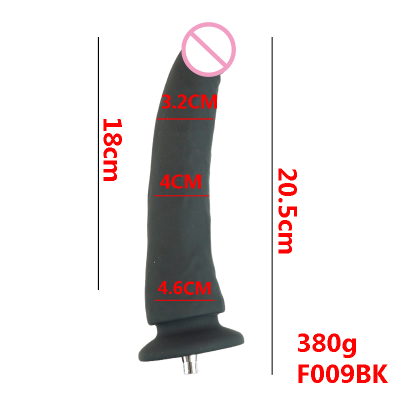 Luxurious Large Black Dildos Compatible Attachments For Vaculock Love Sex Machine Ultimate Pleasure Experience - 5