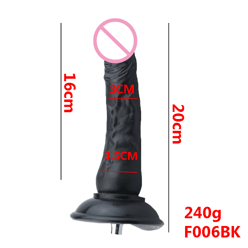 Luxurious Large Black Dildos Compatible Attachments For Vaculock Love Sex Machine Ultimate Pleasure Experience - 3