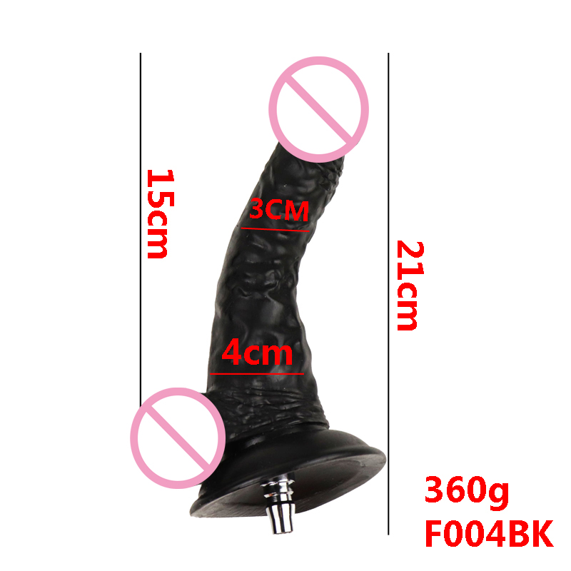 Luxurious Large Black Dildos Compatible Attachments For Vaculock Love Sex Machine Ultimate Pleasure Experience - 2