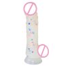 Rainbow Jelly Dildo