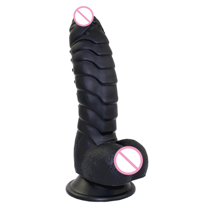 Large Realistic Dinosaur Scales Dildo Colorful Suction Cup Base Nonvibrating Adult Sex Toy For Women - 4