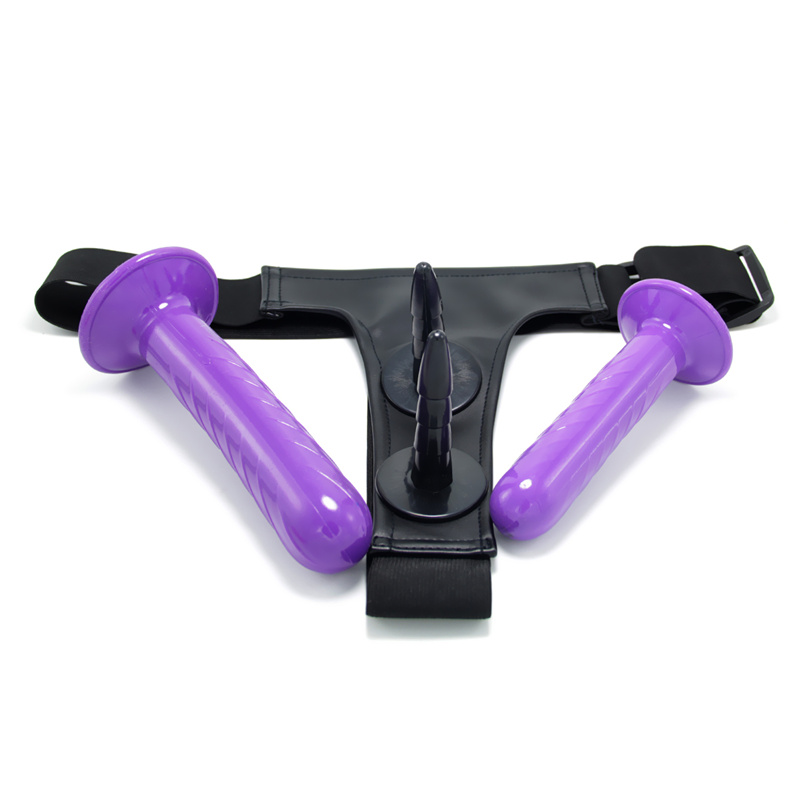 Dualended Dildo Strapon With Adjustable Elastic Harness Belt Adult Novelty Sex Toys For Women And Couples Pleasure Products - 7