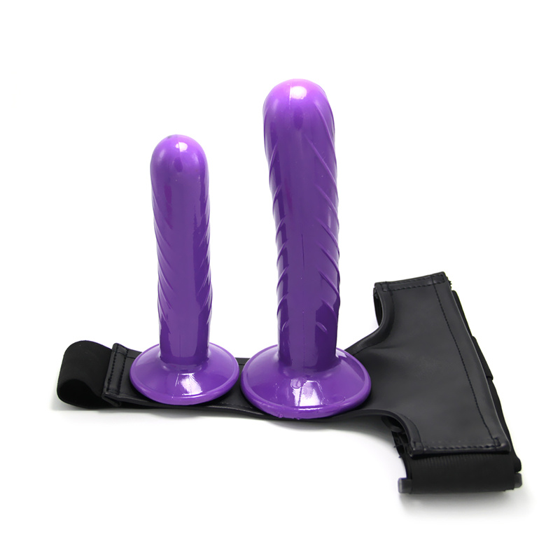 Dualended Dildo Strapon With Adjustable Elastic Harness Belt Adult Novelty Sex Toys For Women And Couples Pleasure Products - 4