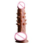 Hot Soft Comfortable Silicone Realistic Dildos Skin Feeling Male Artificial Penis Suction Cup Dildo Sex Toys For Women - 5