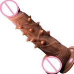 Hot Soft Comfortable Silicone Realistic Dildos Skin Feeling Male Artificial Penis Suction Cup Dildo Sex Toys For Women - 4