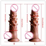Hot Soft Comfortable Silicone Realistic Dildos Skin Feeling Male Artificial Penis Suction Cup Dildo Sex Toys For Women - 3