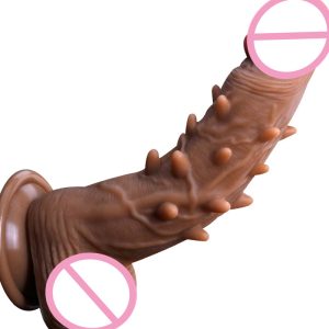 Hot Soft Comfortable Silicone Realistic Dildos Skin Feeling Male Artificial Penis Suction Cup Dildo Sex Toys For Women