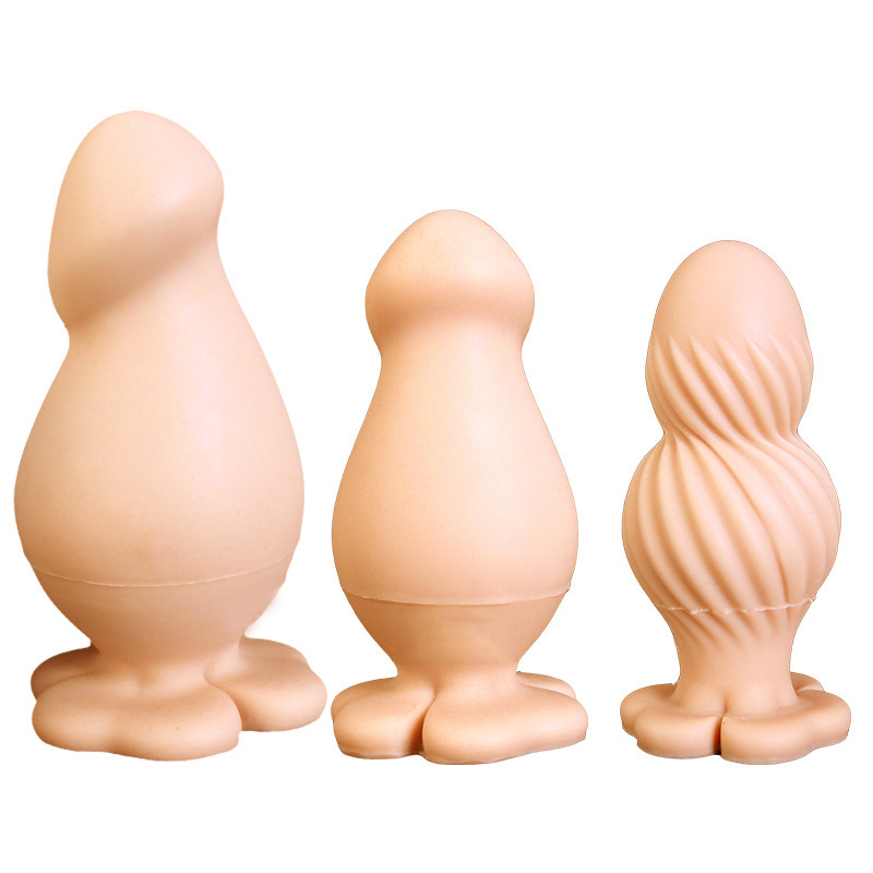 Large Dual Beaded Silicone Dildo Nonvibrating Suction Cup Base Strapon Compatible Anal Toy For Men Women Gay Adult Pleasure Device - 5