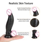 Realistic Dragon Dildo Fish Scale Animal Female Masturbation With Suction Cup Big Dick Artificial Penis Dildos For Women - 3