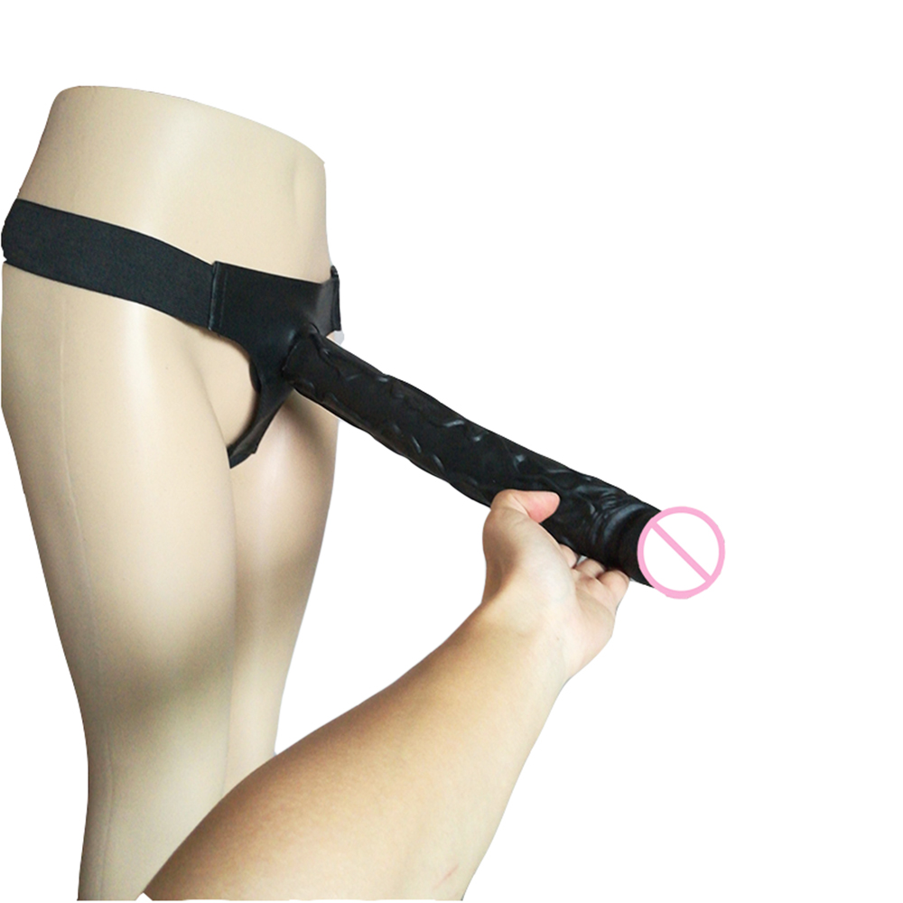 Amaboom Realistic Soft Silicone Huge Dildo 35x5cm Strapon With Suction Cup Big Penis Sex Toy For Women And Lesbians - 6