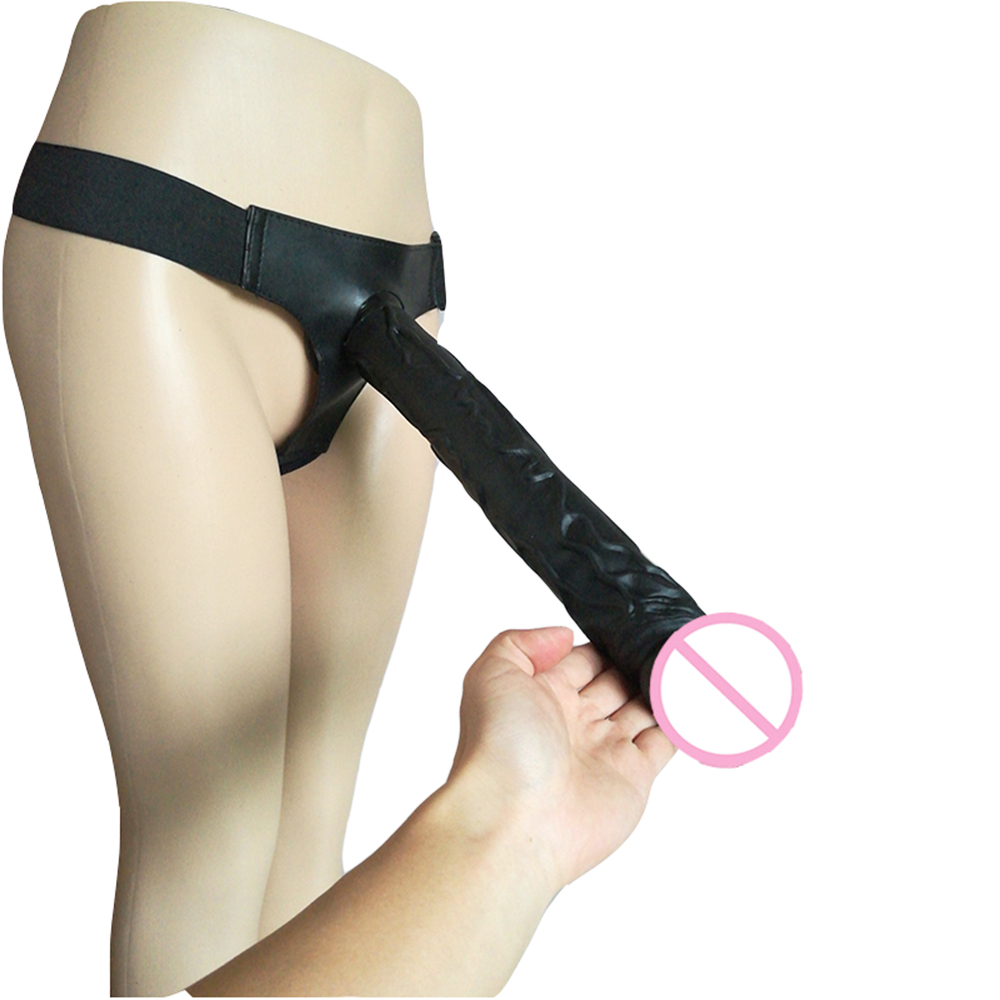 Amaboom Realistic Soft Silicone Huge Dildo 35x5cm Strapon With Suction Cup Big Penis Sex Toy For Women And Lesbians - 5