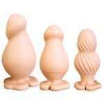 Huge Soft Double Bead Dildo Anal Stuffed Butt Plug No Vibrator Suction Cup Adult Sex Toy Women Men Gay Strapon Big Dick Dildos