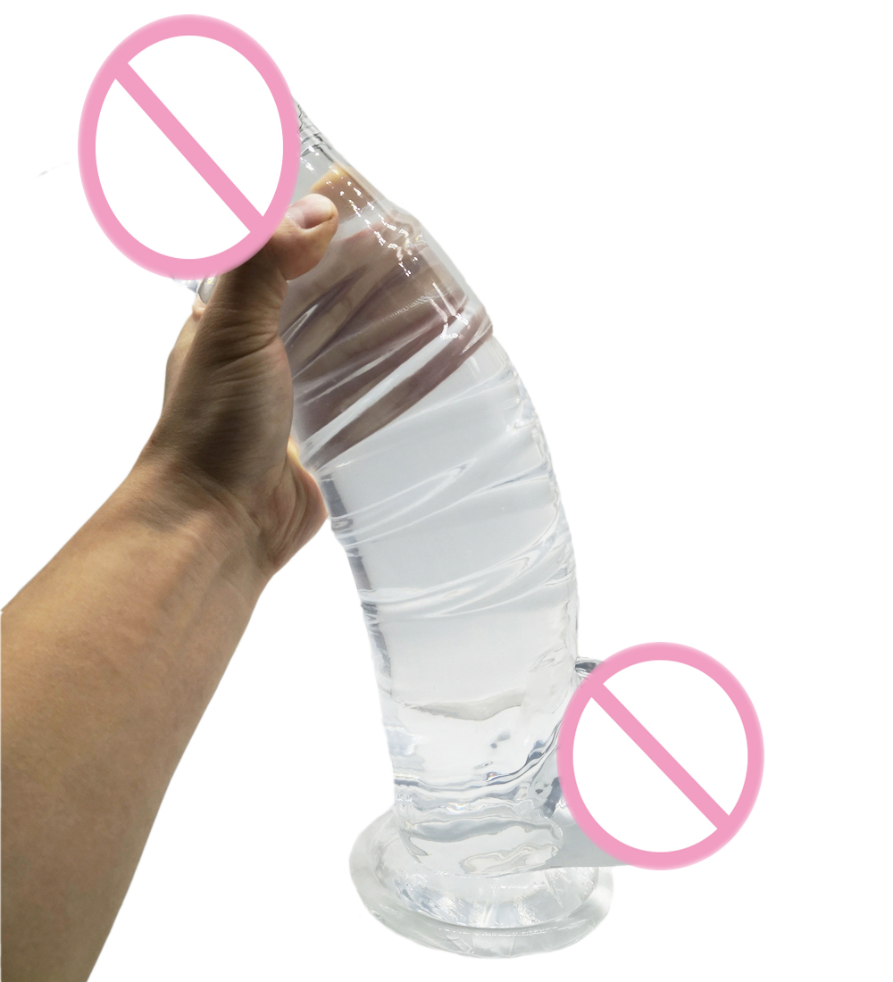 Supersized 35x8cm Realistic Dildo With Suction Cup Soft Thick Adult Sex Toy For Pleasure - 1