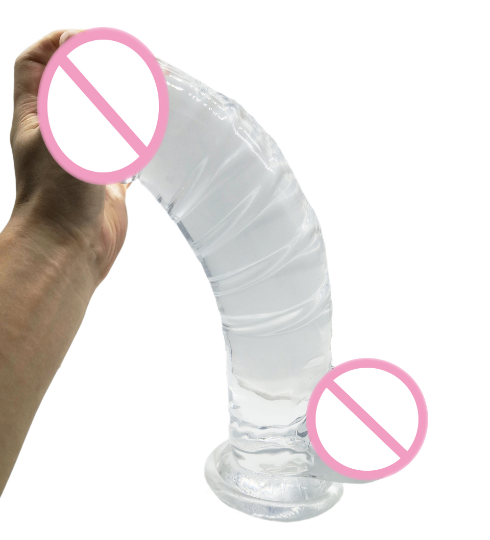 Supersized 35x8cm Realistic Dildo With Suction Cup Soft Thick Adult Sex Toy For Pleasure - 5