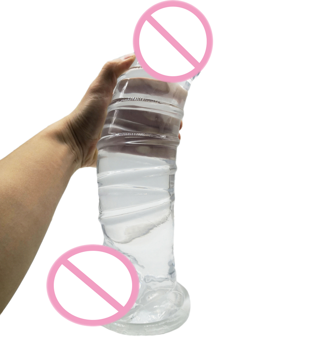 Supersized 35x8cm Realistic Dildo With Suction Cup Soft Thick Adult Sex Toy For Pleasure - 6