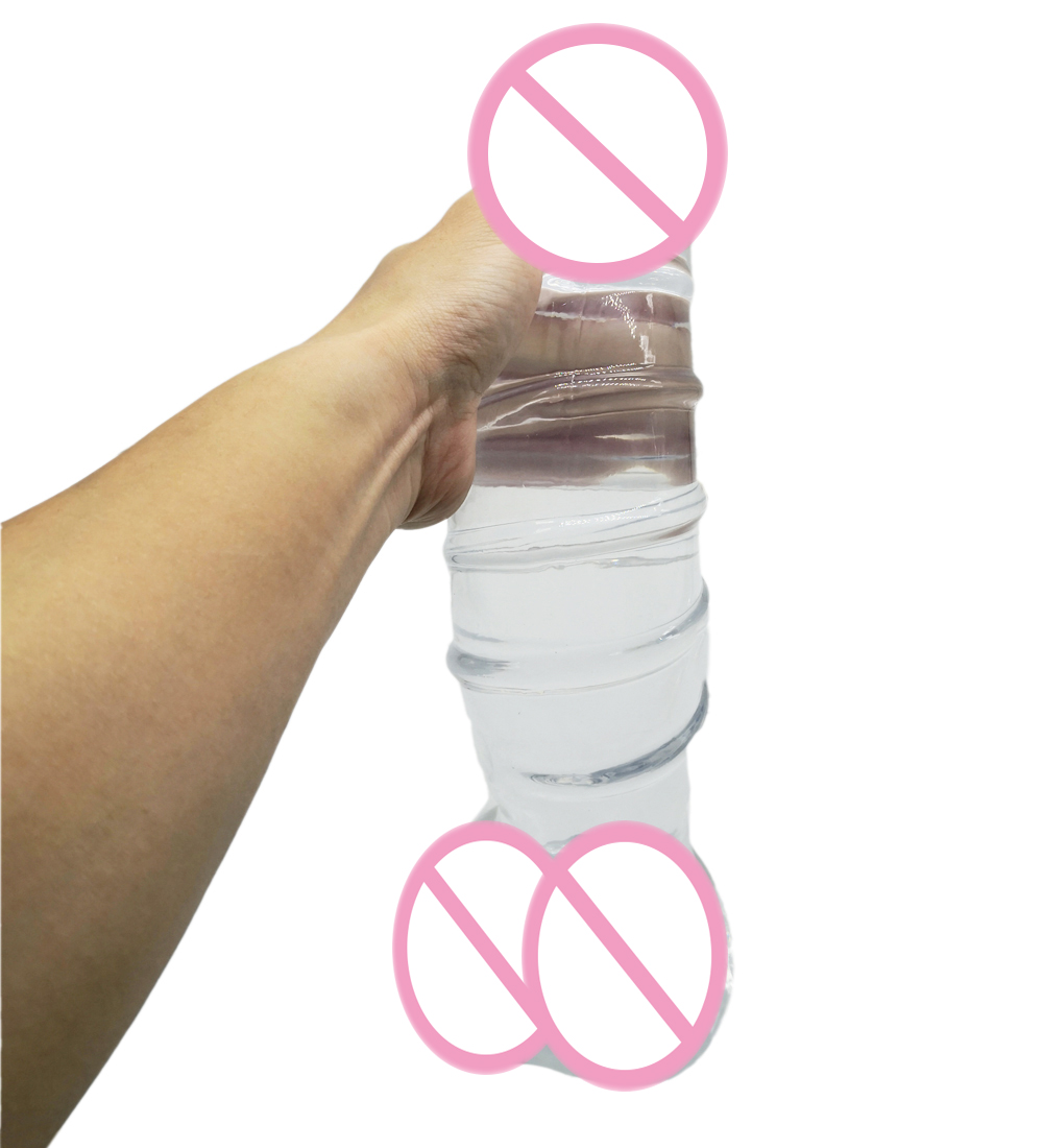 Supersized 35x8cm Realistic Dildo With Suction Cup Soft Thick Adult Sex Toy For Pleasure - 7