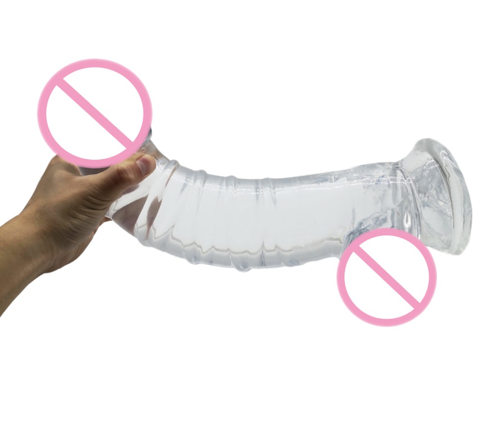 Supersized 35x8cm Realistic Dildo With Suction Cup Soft Thick Adult Sex Toy For Pleasure - 13