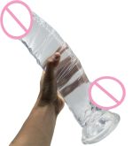 35x8cm Giant Big Jelly Dildo Suction Cup Realistic Huge Soft Dildos Sex Toys For Plug Thick Dick Penis Adult