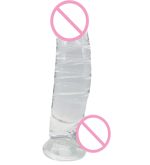 35x8cm Giant Big Jelly Dildo Suction Cup Realistic Huge Soft Dildos Sex Toys For Plug Thick Dick Penis Adult - 2