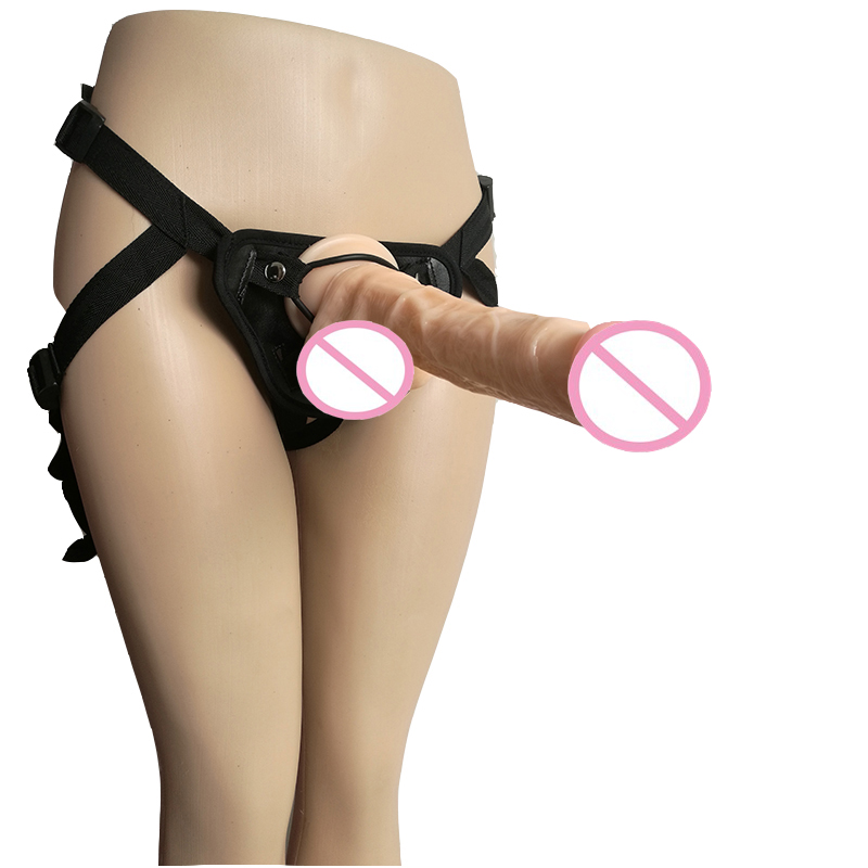 Amaboom Unisex 24x5cm Realistic Strapon Dildo Pants Huge Adult Toy For Lesbians Gays Couples - 6