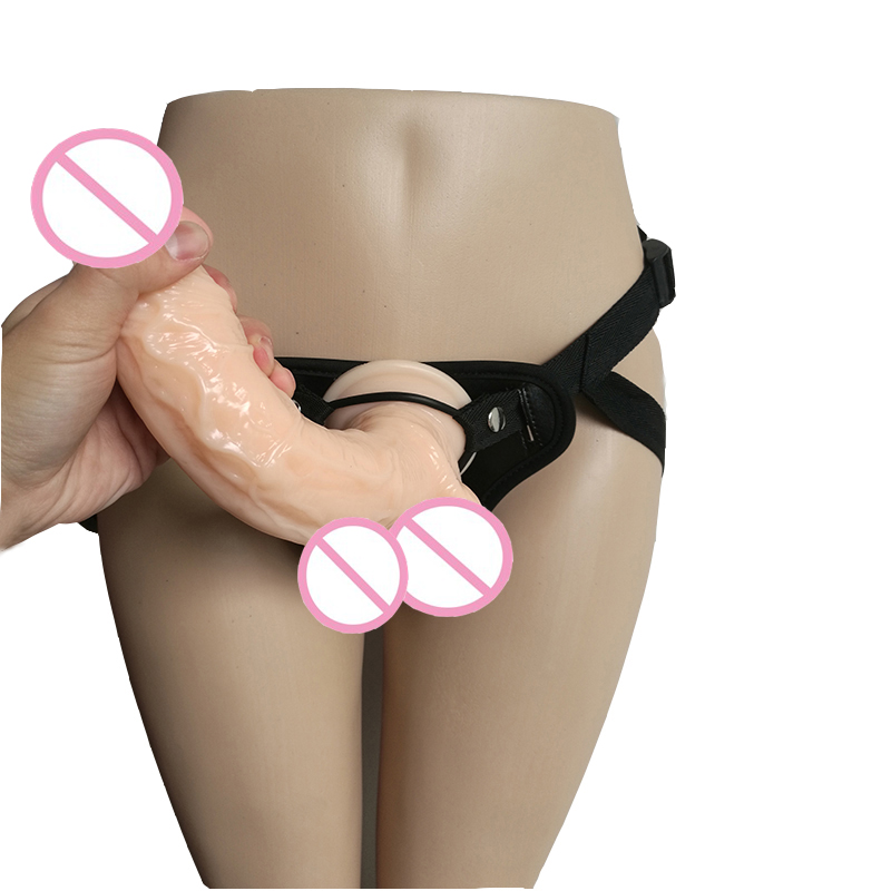 Amaboom Unisex 24x5cm Realistic Strapon Dildo Pants Huge Adult Toy For Lesbians Gays Couples - 1