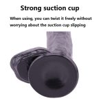 Black Giant Dildo Huge Thick Dildos Suction Cup Long Dong Suck Penis For Vagina Lesbian Masturbation 31cm - 5