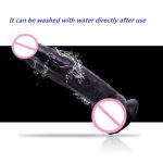 Black Giant Dildo Huge Thick Dildos Suction Cup Long Dong Suck Penis For Vagina Lesbian Masturbation 31cm - 4