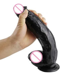 Black Giant Dildo Huge Thick Dildos Suction Cup Long Dong Suck Penis For Vagina Lesbian Masturbation 31cm
