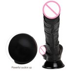 25cm Black Realistic Dildos Huge Giant Anal Butt With Suction Cup Vagina G-spot Soft Penis Sex Toy Big Dildo For Women Shop - 5