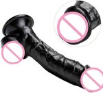 25cm Black Realistic Dildos Huge Giant Anal Butt With Suction Cup Vagina G-spot Soft Penis Sex Toy Big Dildo For Women Shop