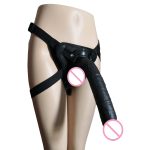 28x4 5cm Lesbian Strapon Long Dildo Panties For Women Penis Huge Harness Belt Gay Sex Toys Adults - 4