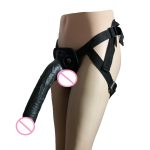 28x4 5cm Lesbian Strapon Long Dildo Panties For Women Penis Huge Harness Belt Gay Sex Toys Adults - 2