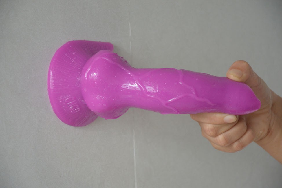 Wolfthemed Silicone Dildo Erotic Sex Toy With Suction Cup For Women Gay Men Anal Play Masturbation Purple Artificial Penis For Pleasurable Sensations - 9