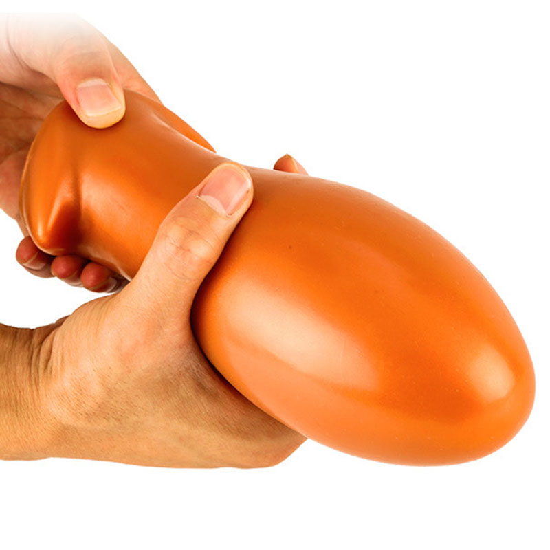 Large Nonvibrating Anal Dildo Strapon Couples Sex Toy Soft Dragon Egg Design Unisex Butt Plug Vagina And Anal Masturbator - 4