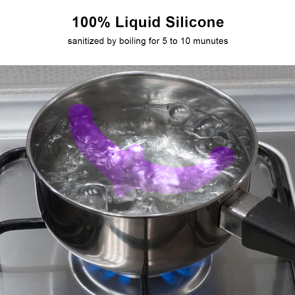 Strapless Strapon Double Side Silicone Dildo For Analvaginal Stimulation Realistic Adult Sex Toy For Couples Male Female Lesbians - 4