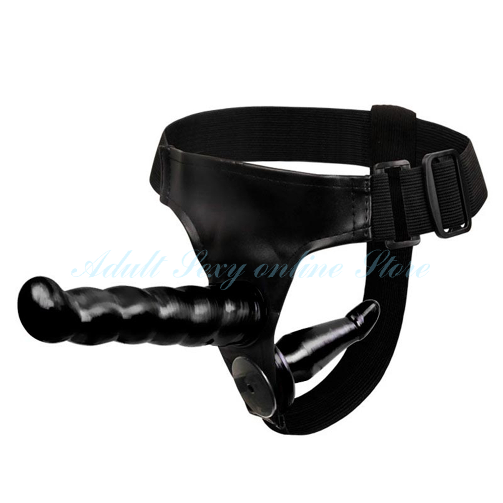 Dualended Realistic Strapon Dildo For Women Couples Gay Adjustable Harness Adult Pleasure Toy - 7