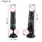 Huge Realistic Dildo For Woman Soft Jelly Suction Cup Penis Anal Butt Plug Crystal Sex Toy No Vibrator Female Erotic Toys - 5