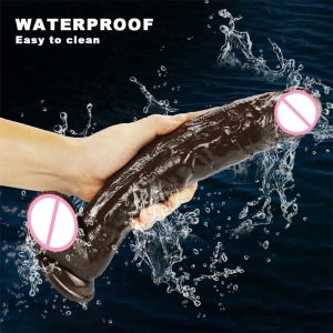 Super Huge Realistic Dildo Soft Pvc Big Penis With Suction Cup Sex Toys For Woman Anal Masturbation - 2