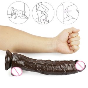 Super Huge Realistic Dildo Soft Pvc Big Penis With Suction Cup Sex Toys For Woman Anal Masturbation