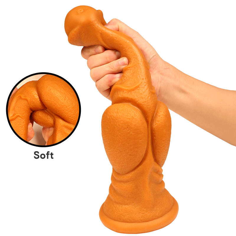Realistic Large Horse Dildo Soft Silicone Suction Cup Base Discreet Adult Toy For Women And Lesbians - 5
