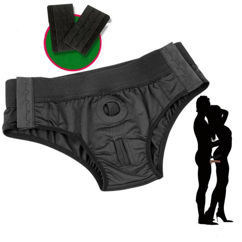 Adjustable Lesbian Dildo Panties Strap On Sexy Penis Wearing Pants Underwear Bondage Stretch Adult Erotic Women Sex Toys